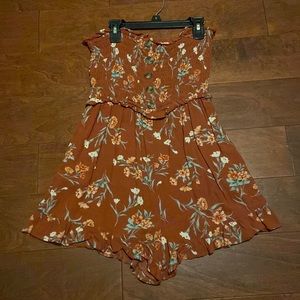 american eagle strapless romper